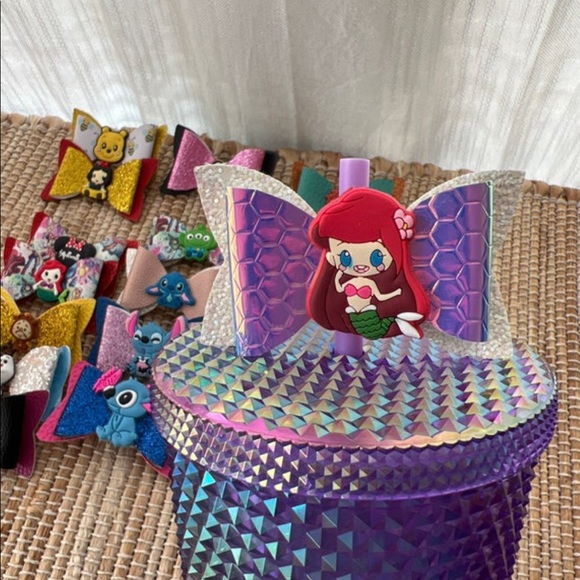 Disney Starbucks straw toppers friends straw toppers anime girly straw toppers - Picture 10 of 11